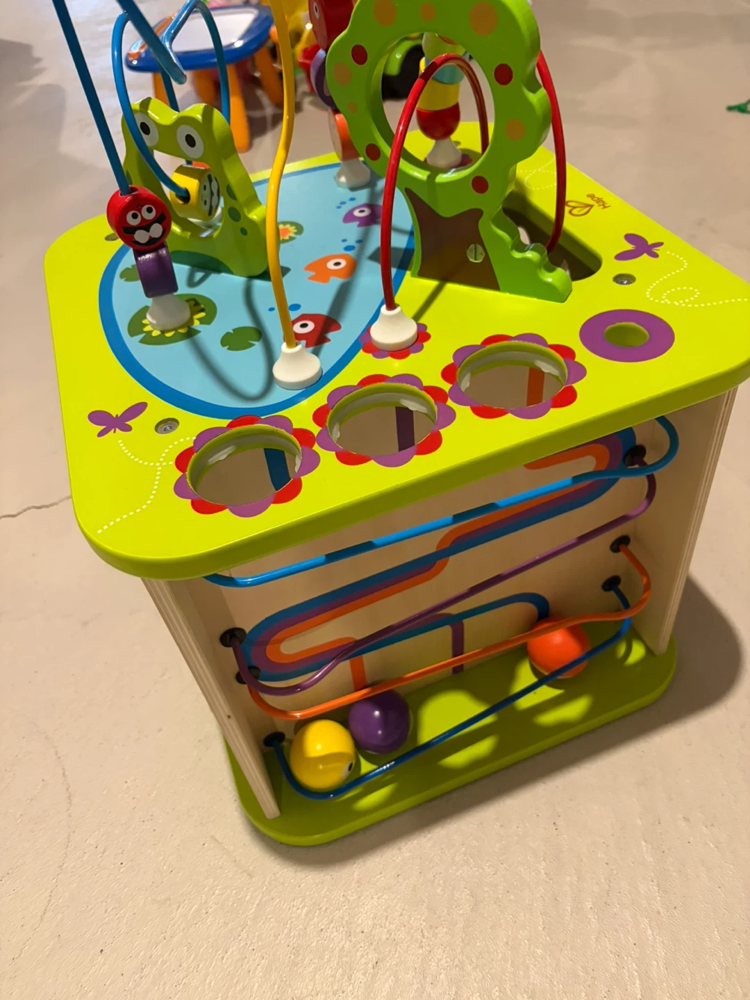 Hape Country Critters Wooden Activity Cube