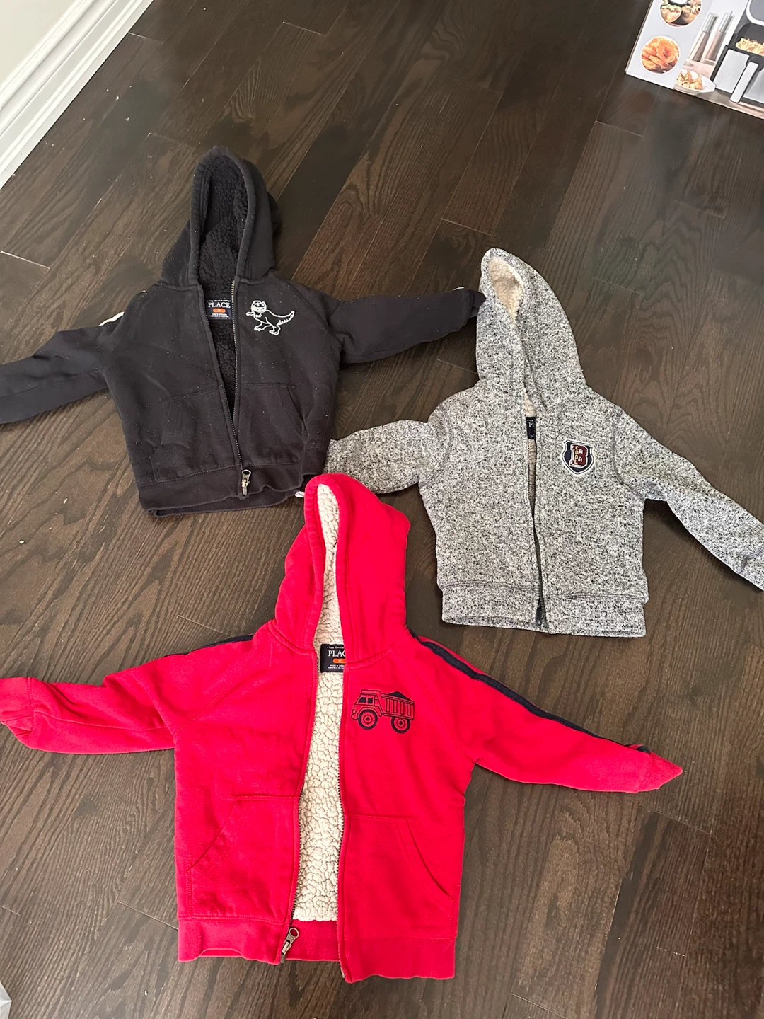 Sherpa-Lined Hoodies - Size 3T/4T - Super warm!