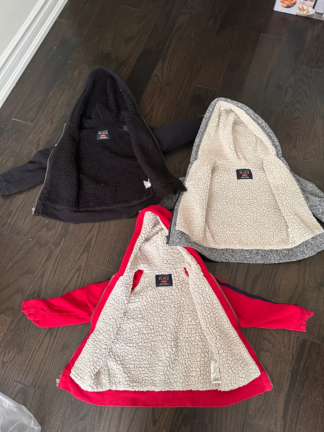 Sherpa-Lined Hoodies - Size 3T/4T - Super warm! - photo 2