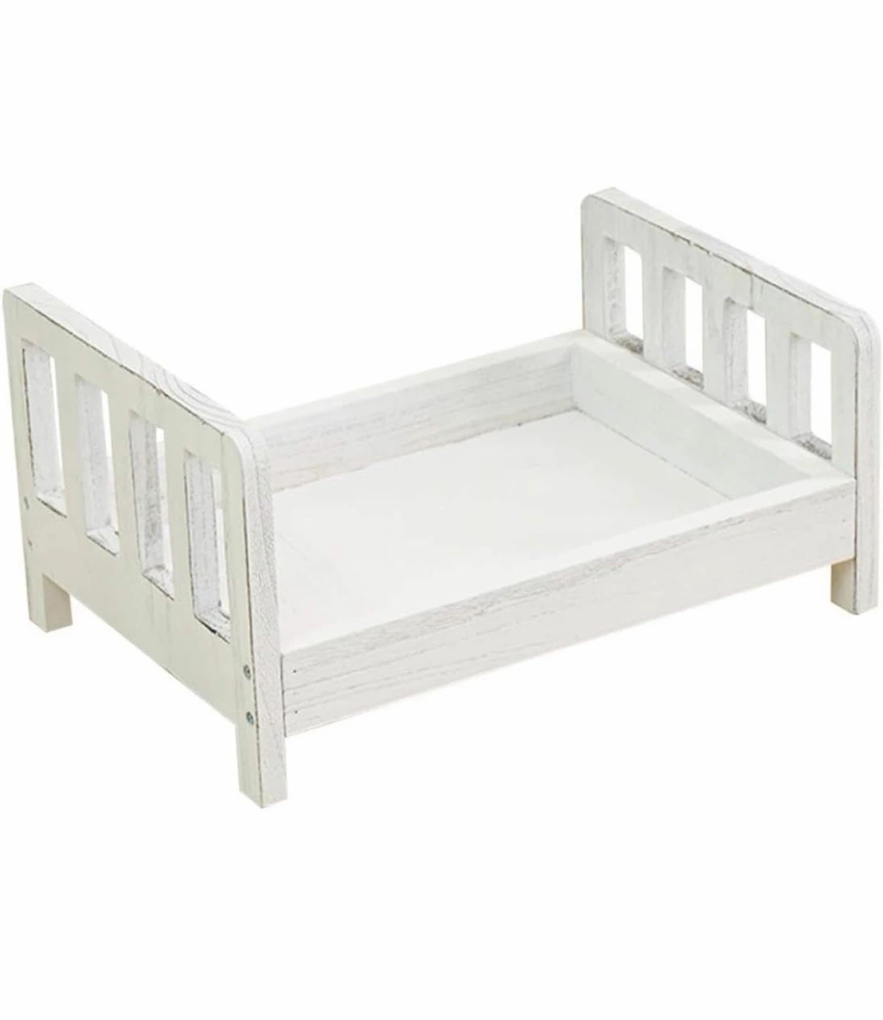 White Newborn Photography Prop Bed