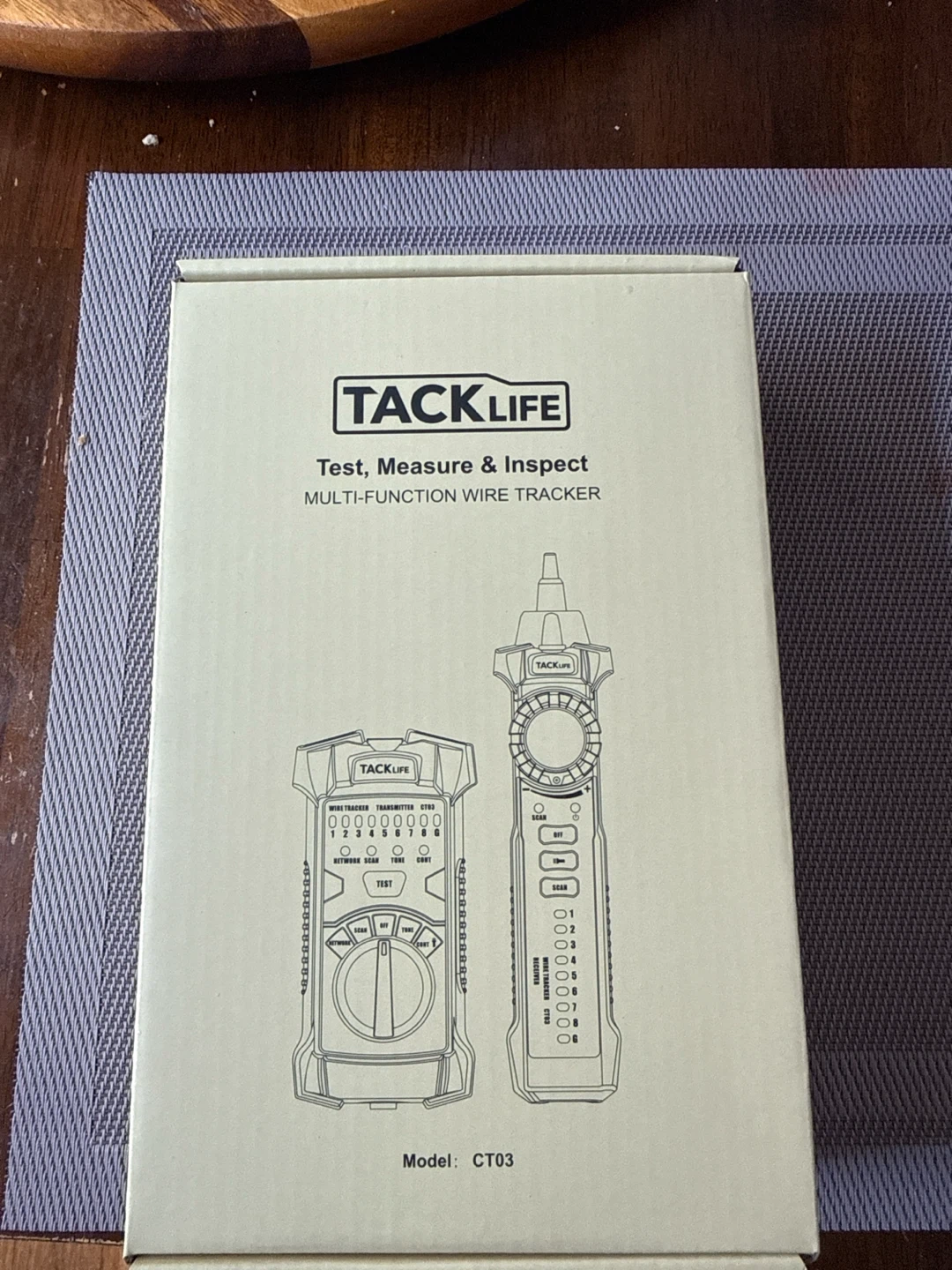 Tacklife CT03 Multi-Function Wire Tracker