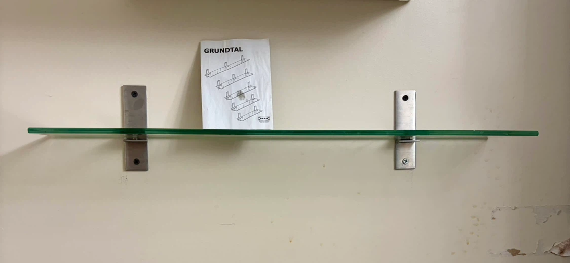 IKEA GRUNDTAL Glass Shelf
