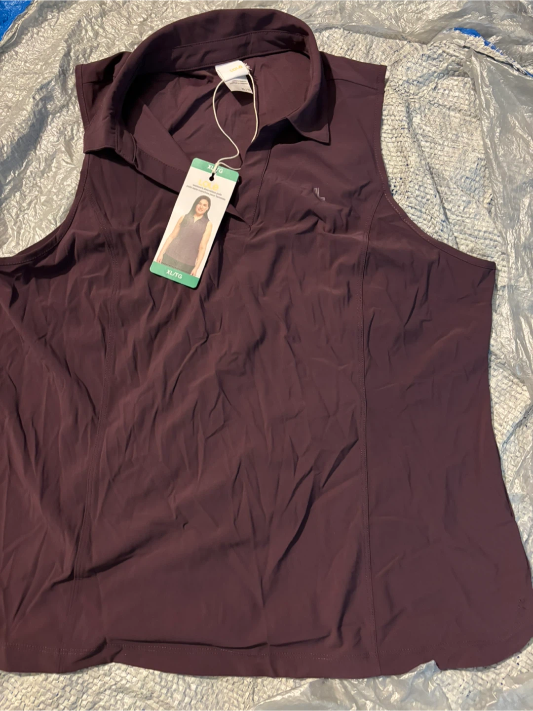LoLe Women's Sleeveless Polo Shirt XL