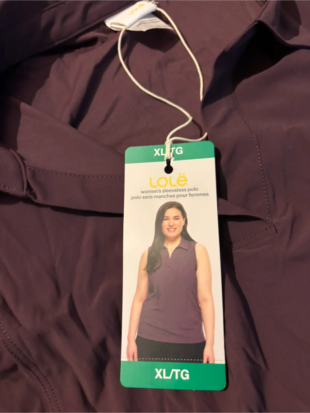 LoLe Women's Sleeveless Polo Shirt XL - photo 2