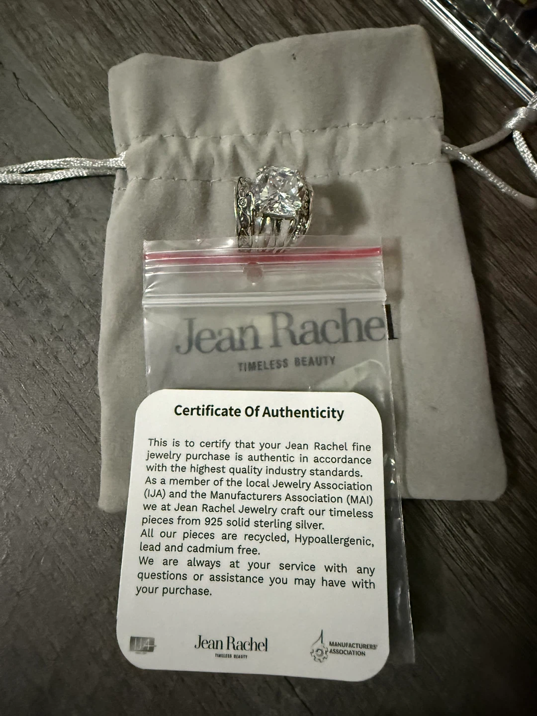 Jean Rachel 925 Sterling Silver Ring - photo 4