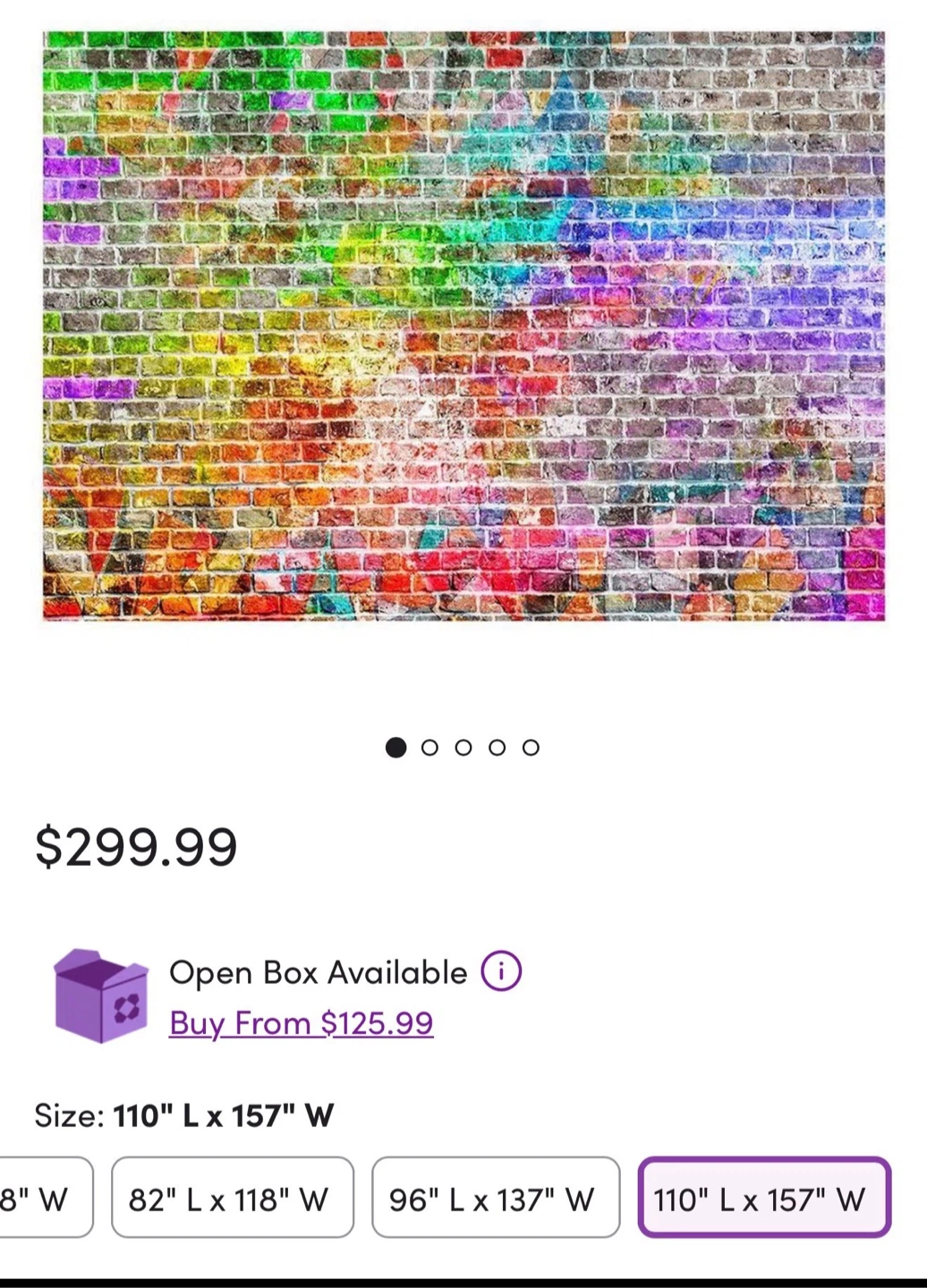 Colourful Brick Wall Mural Wallpaper