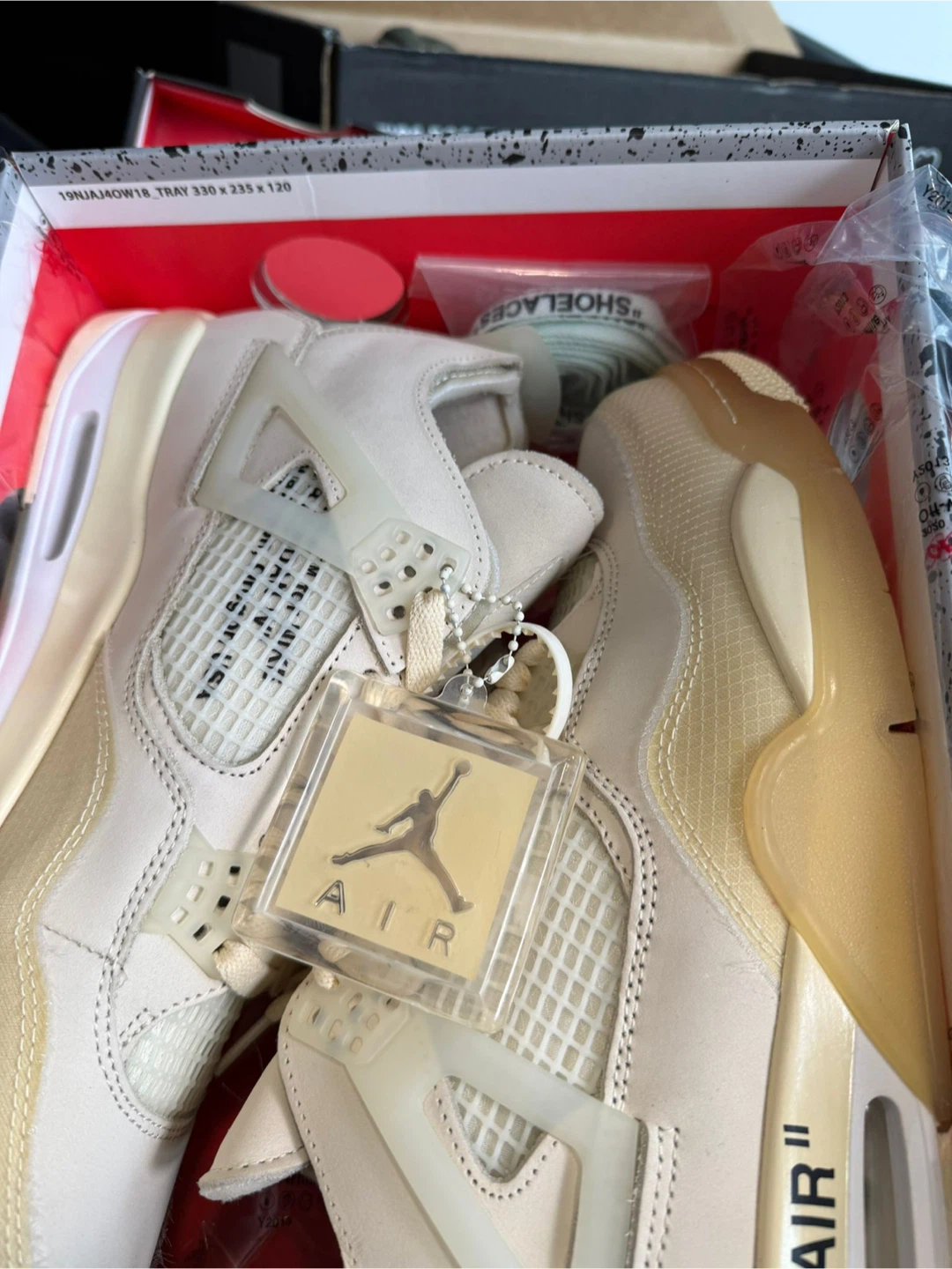 Jordan 4 Retro Off-White Sail