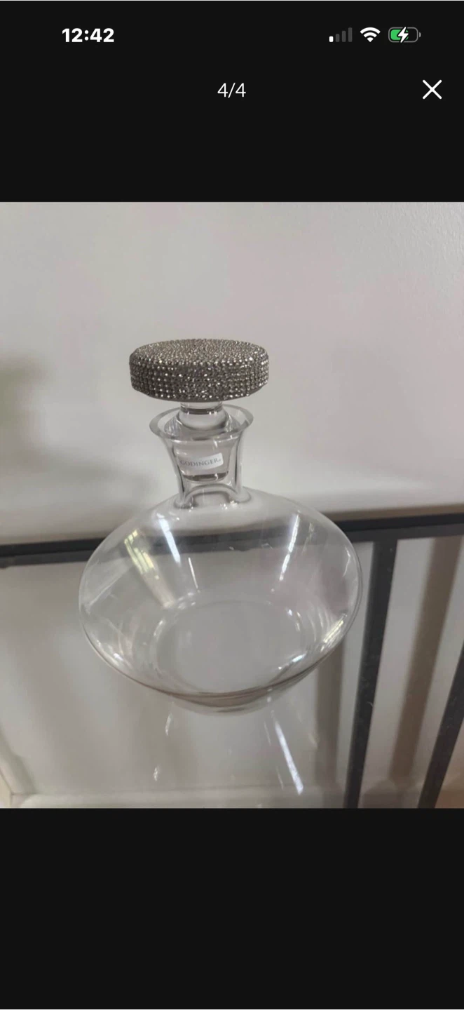 Godinger Whiskey Decanter with Rhinestone Topper - photo 2