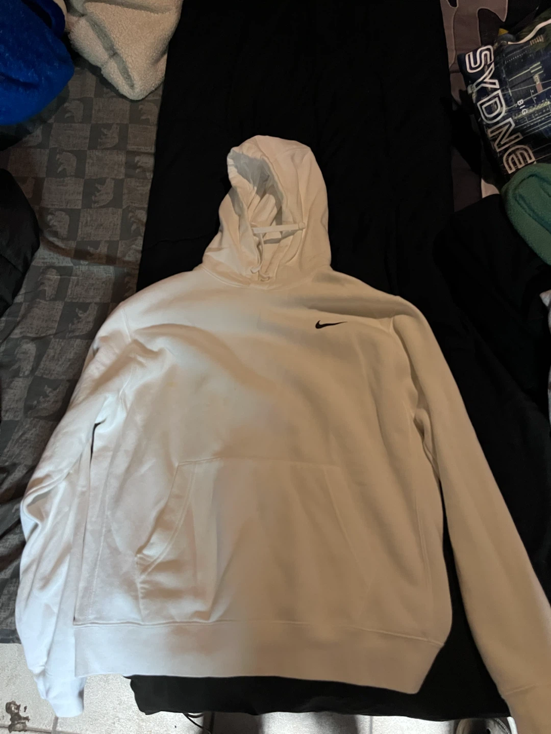 Nike White Hoodie