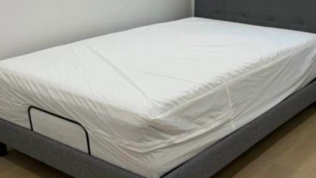 Adjustable Twin Bed Frame and Mattress - photo 2