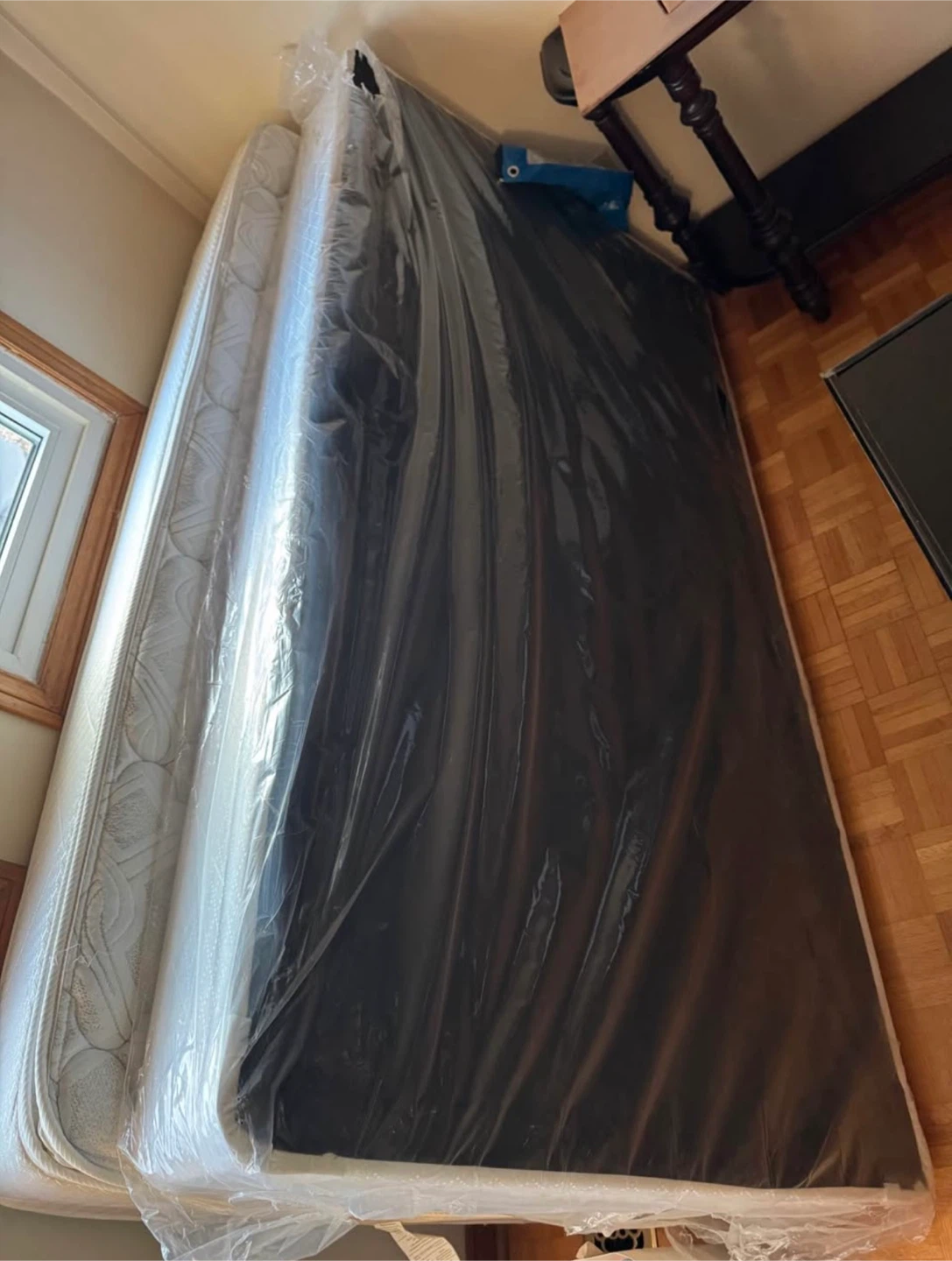 Adjustable Twin Bed Frame and Mattress - photo 3