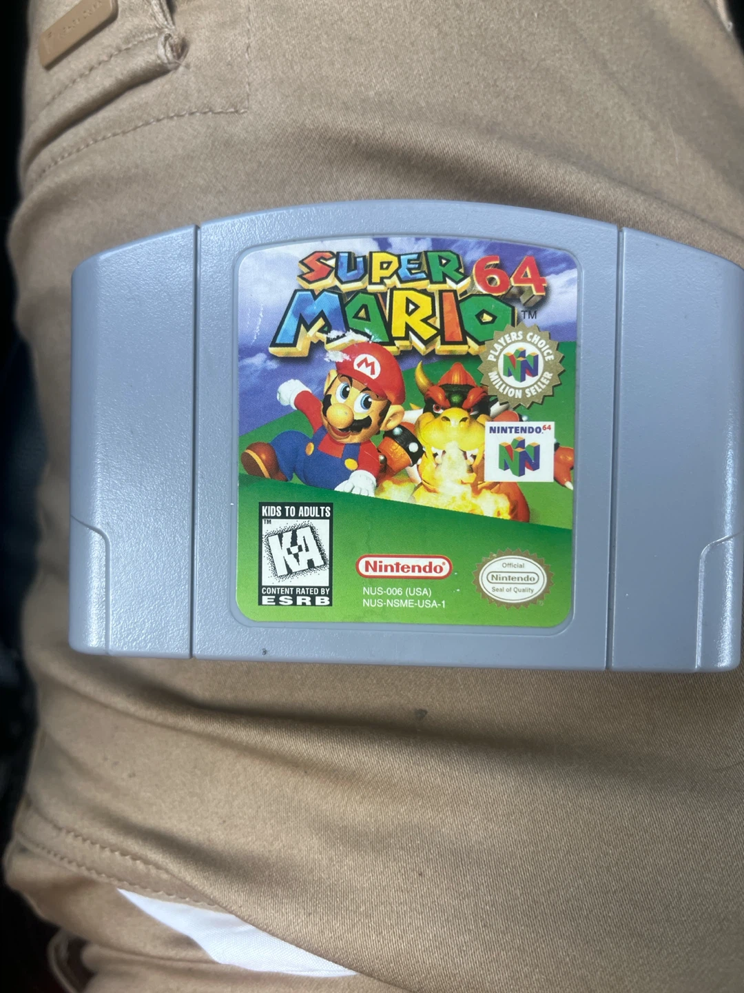Nintendo 64 Super Mario 64 Game Cartridge