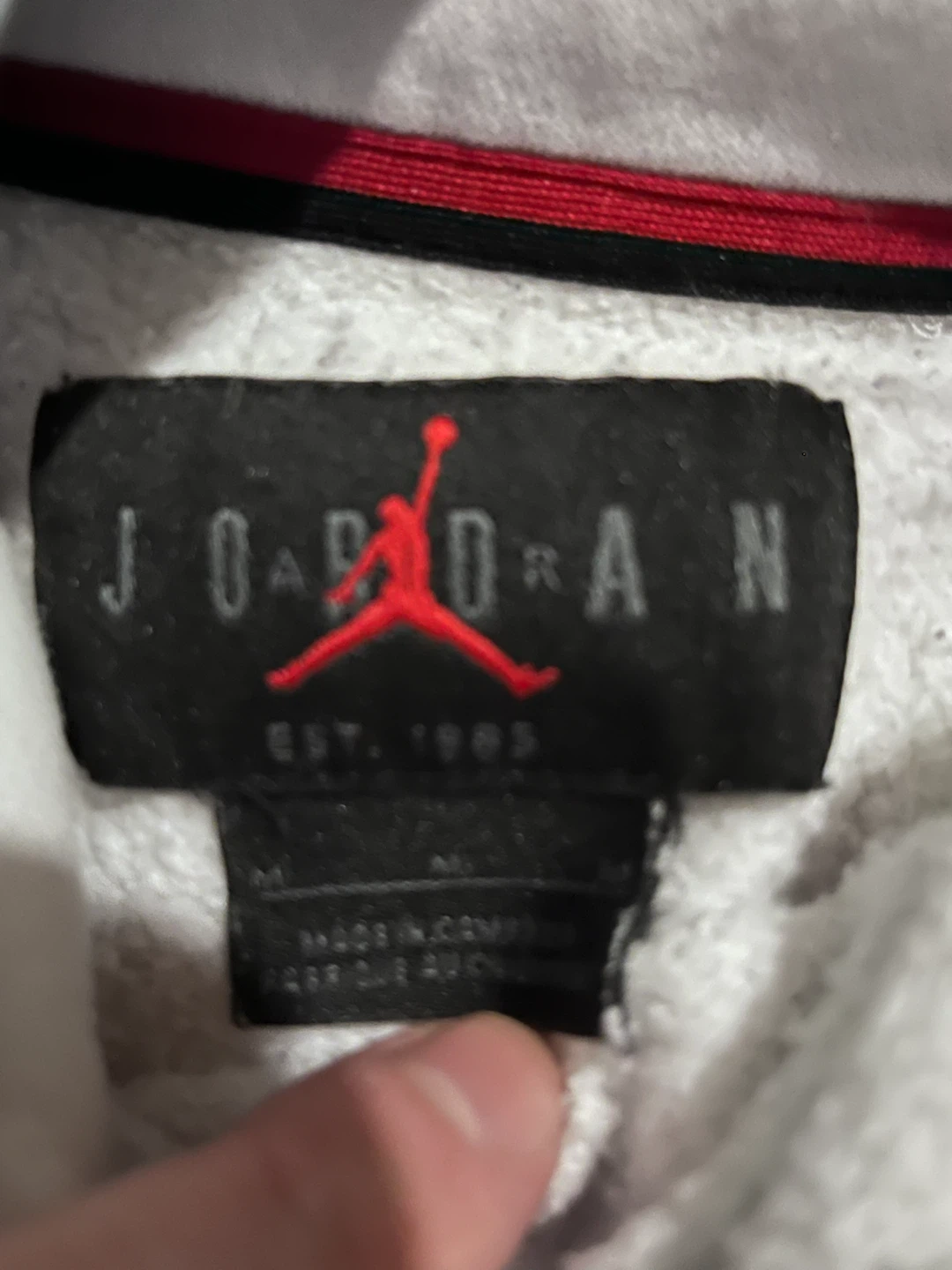 Jordan Air White Hoodie - photo 3