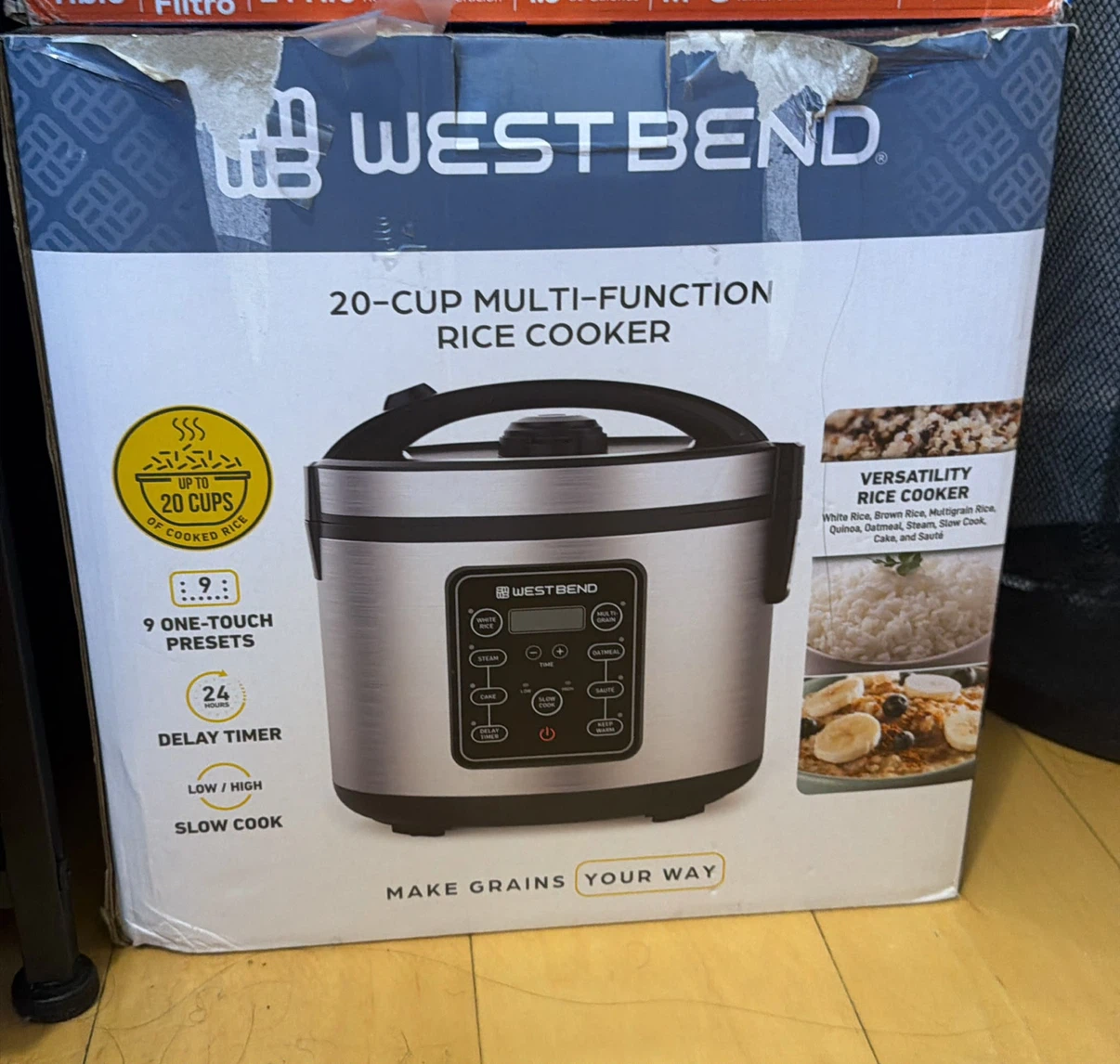 West Bend 20-Cup Multi-Function Rice Cooker