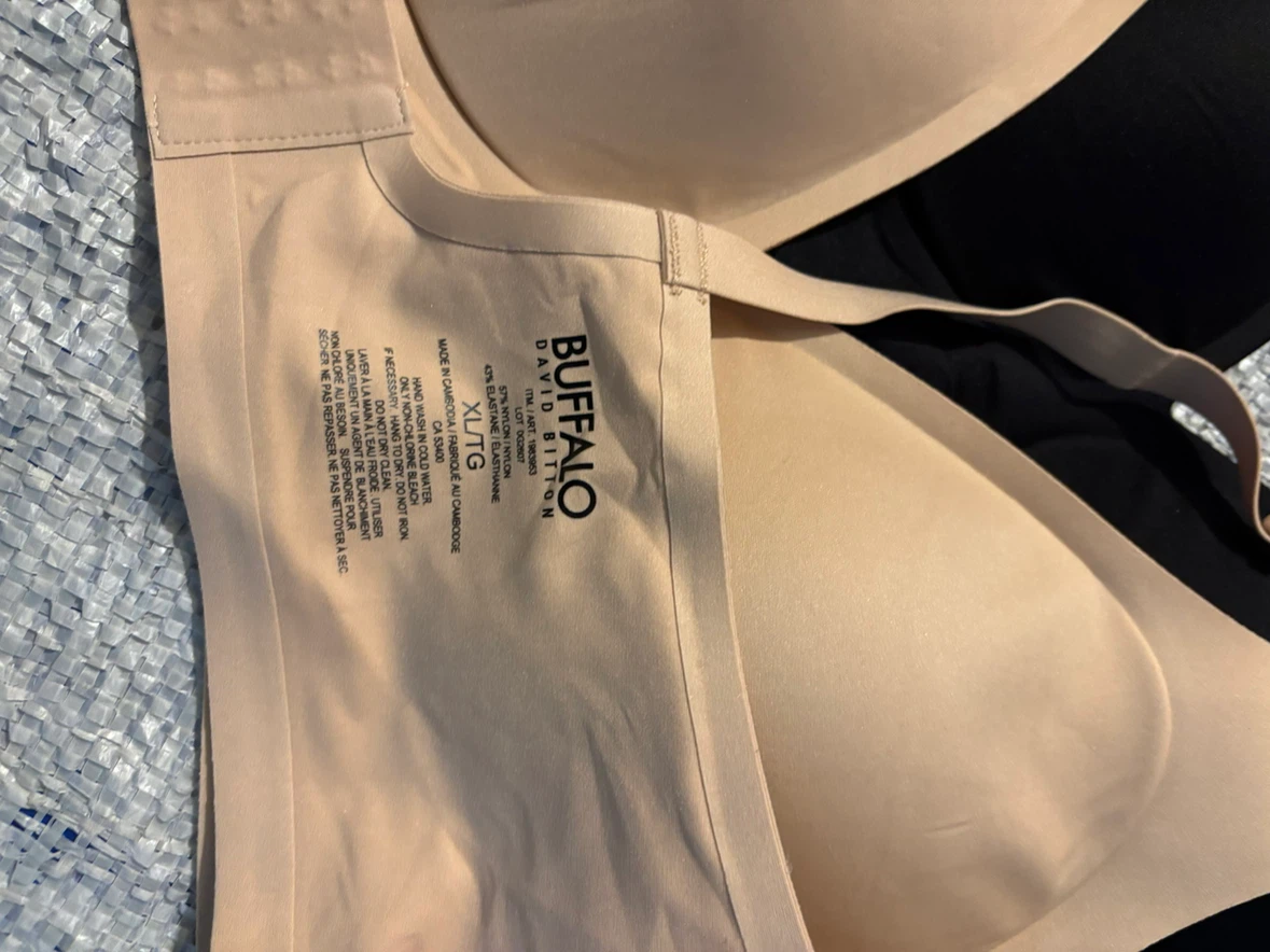 NWOT Buffalo David Bitton Bra - XL/TG - Nude & Black - photo 2