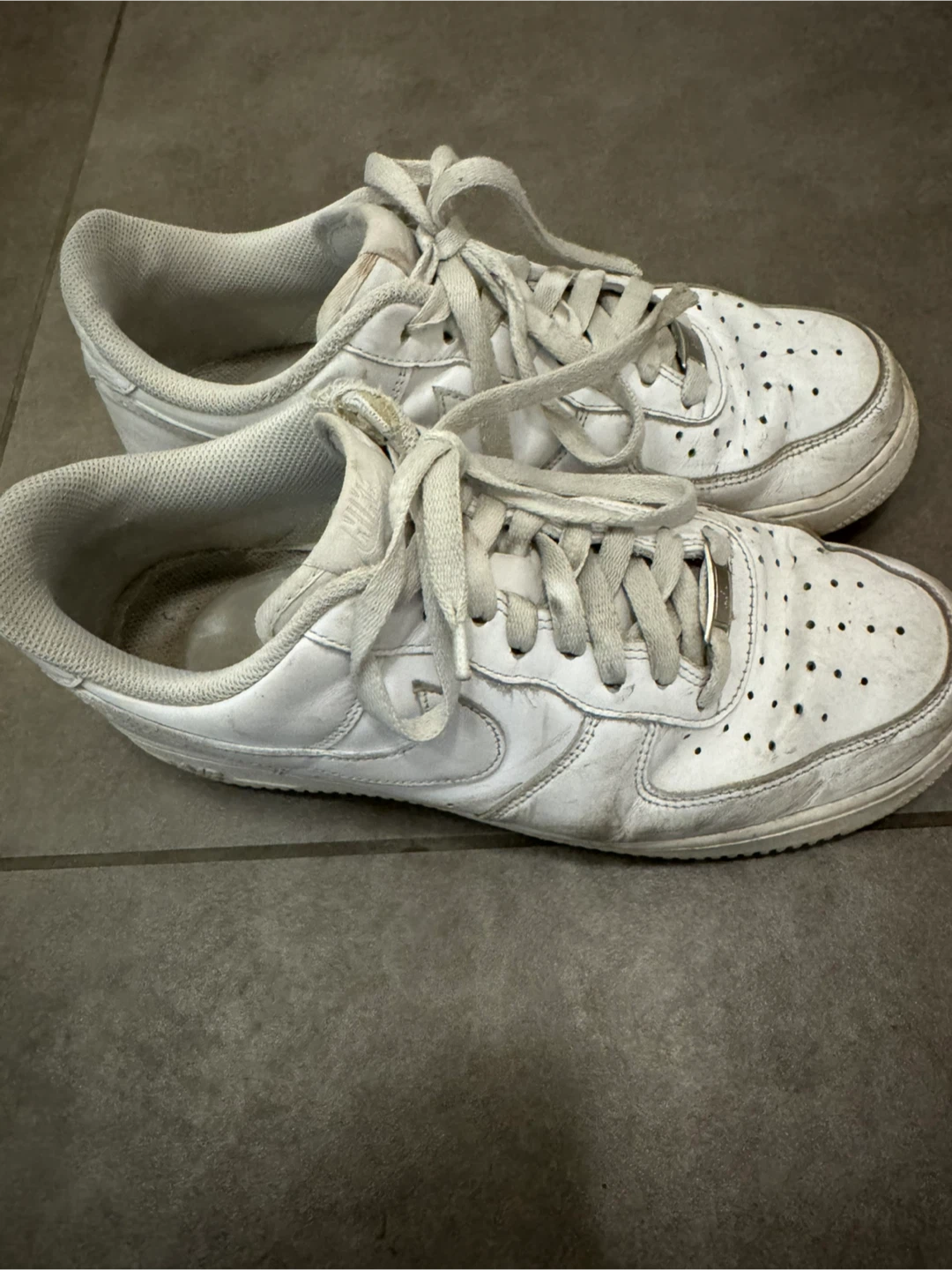 Nike Air Force 1 White Sneakers - photo 2