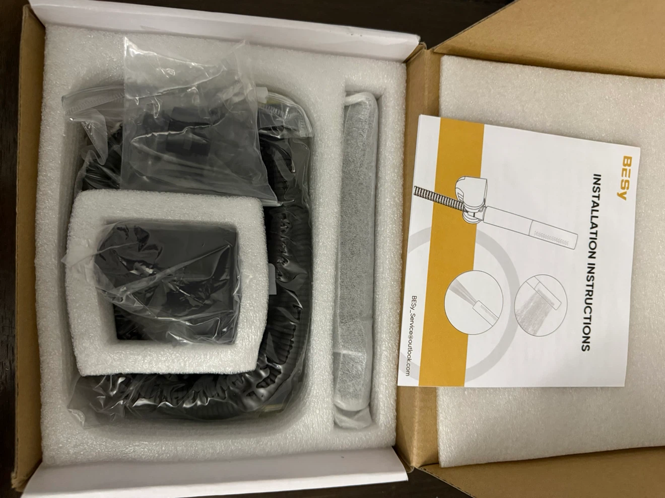 BESy Brass 2-in-1 Handheld Shower Head Set