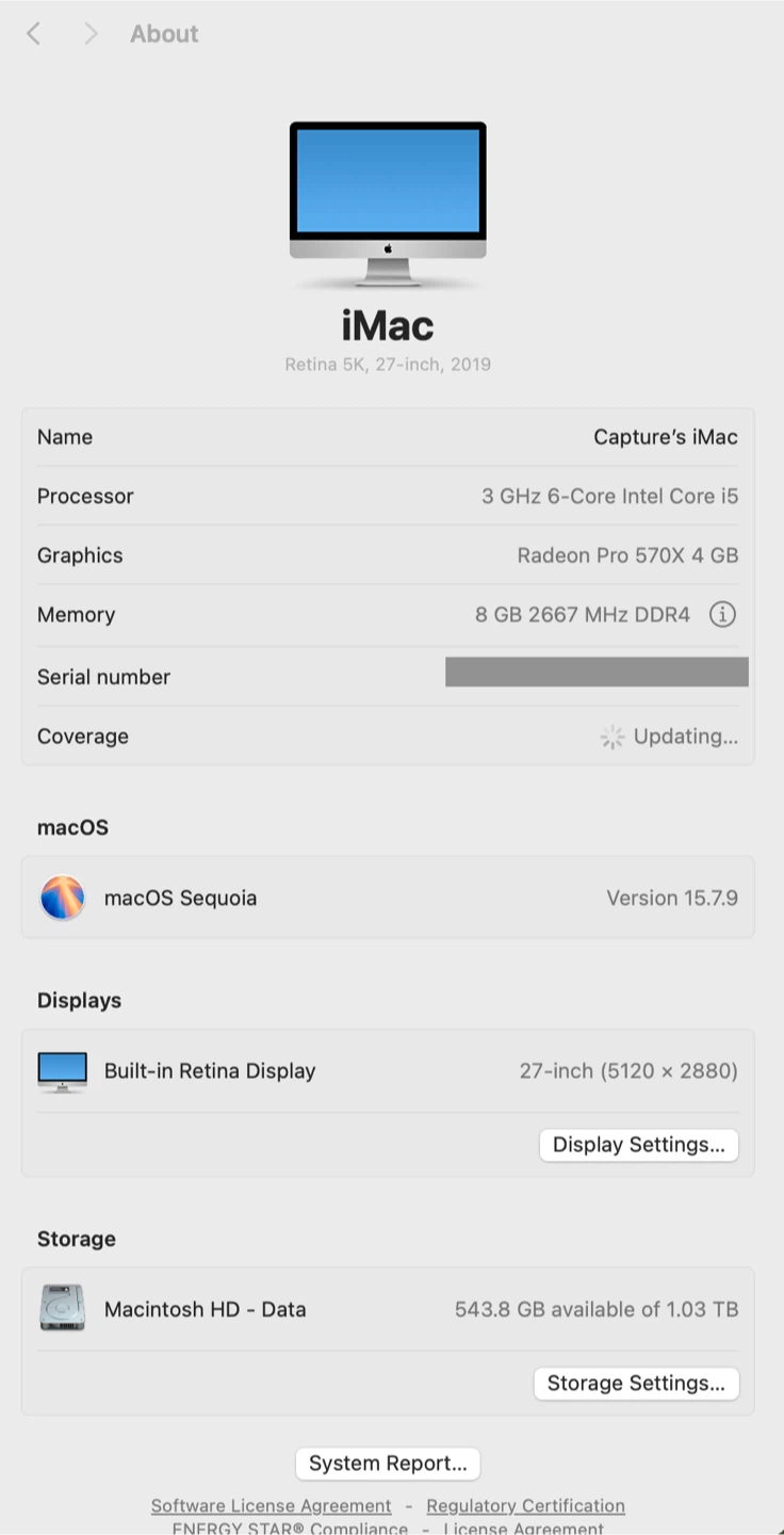 iMac 27” 5K (2019) 1TB + Magic Keyboard & Mouse - photo 2
