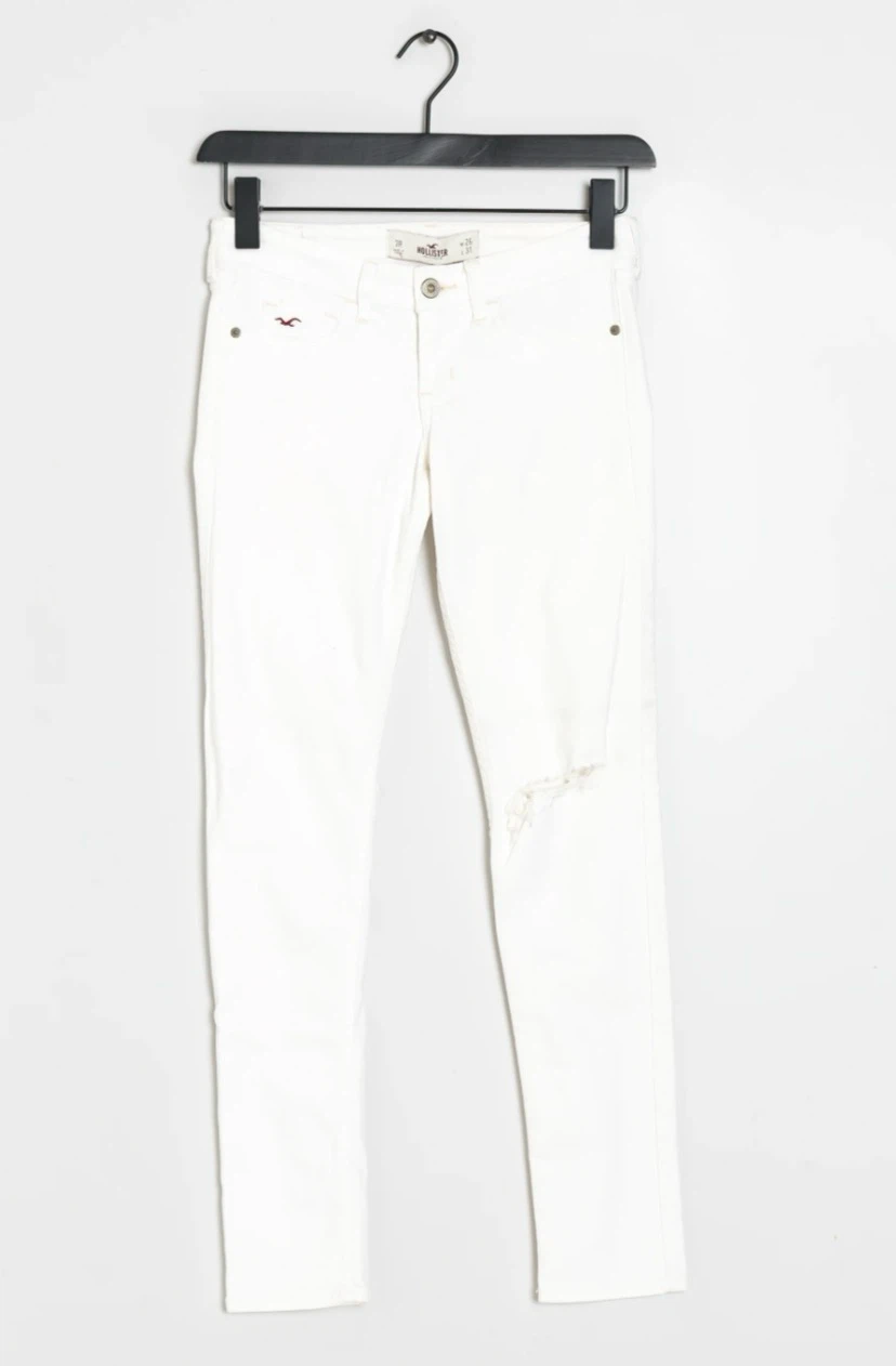 Hollister Super Skinny Jeans White Women's Size 5 - photo 2