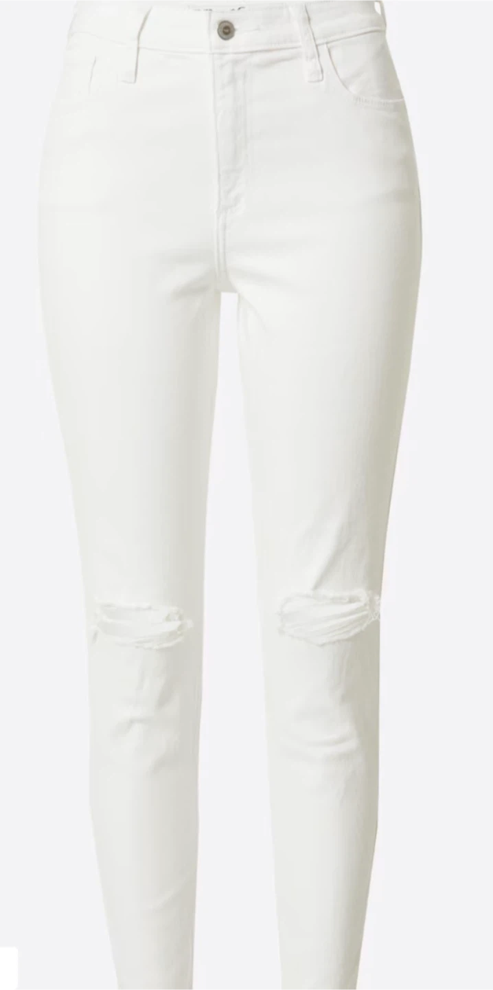 Hollister Super Skinny Jeans White Women's Size 5 - photo 3