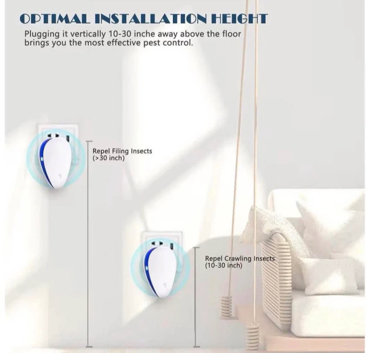 Pest Repeller 6 Packs, Plug-in Pest Repeller Pest Control - photo 3