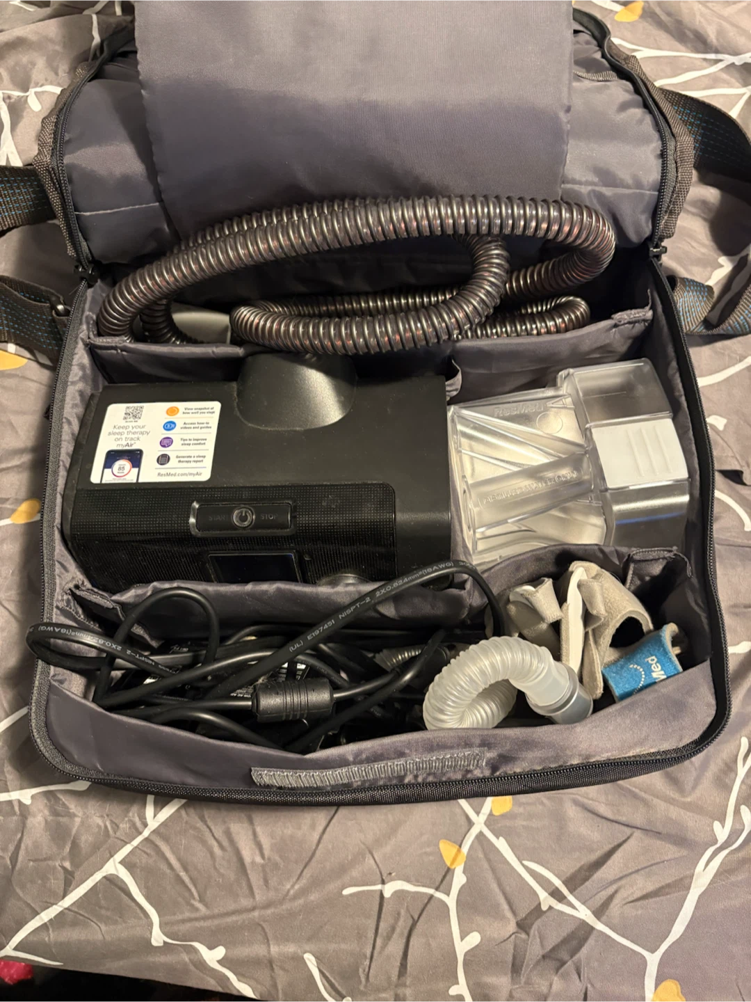 ResMed CPAP Machine with Travel Bag and Accessories