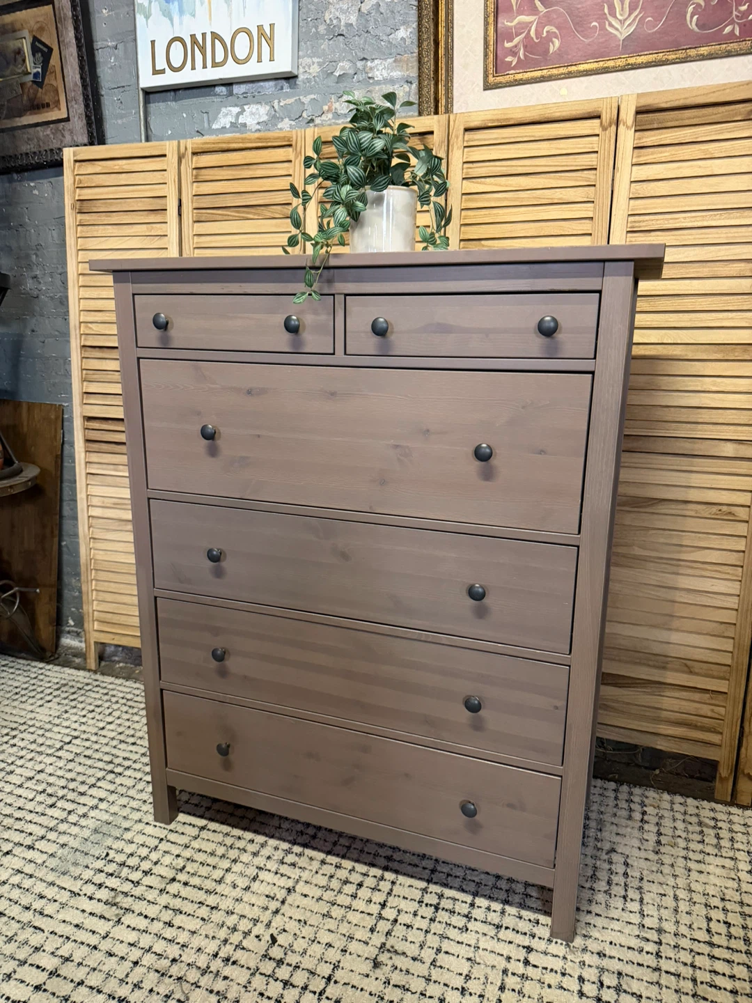 IKEA Hemnes 6-Drawer Dresser - Gray Brown - photo 2