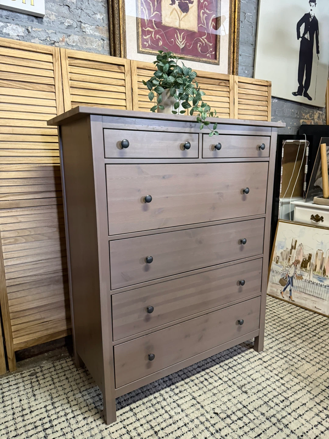 IKEA Hemnes 6-Drawer Dresser - Gray Brown - photo 3
