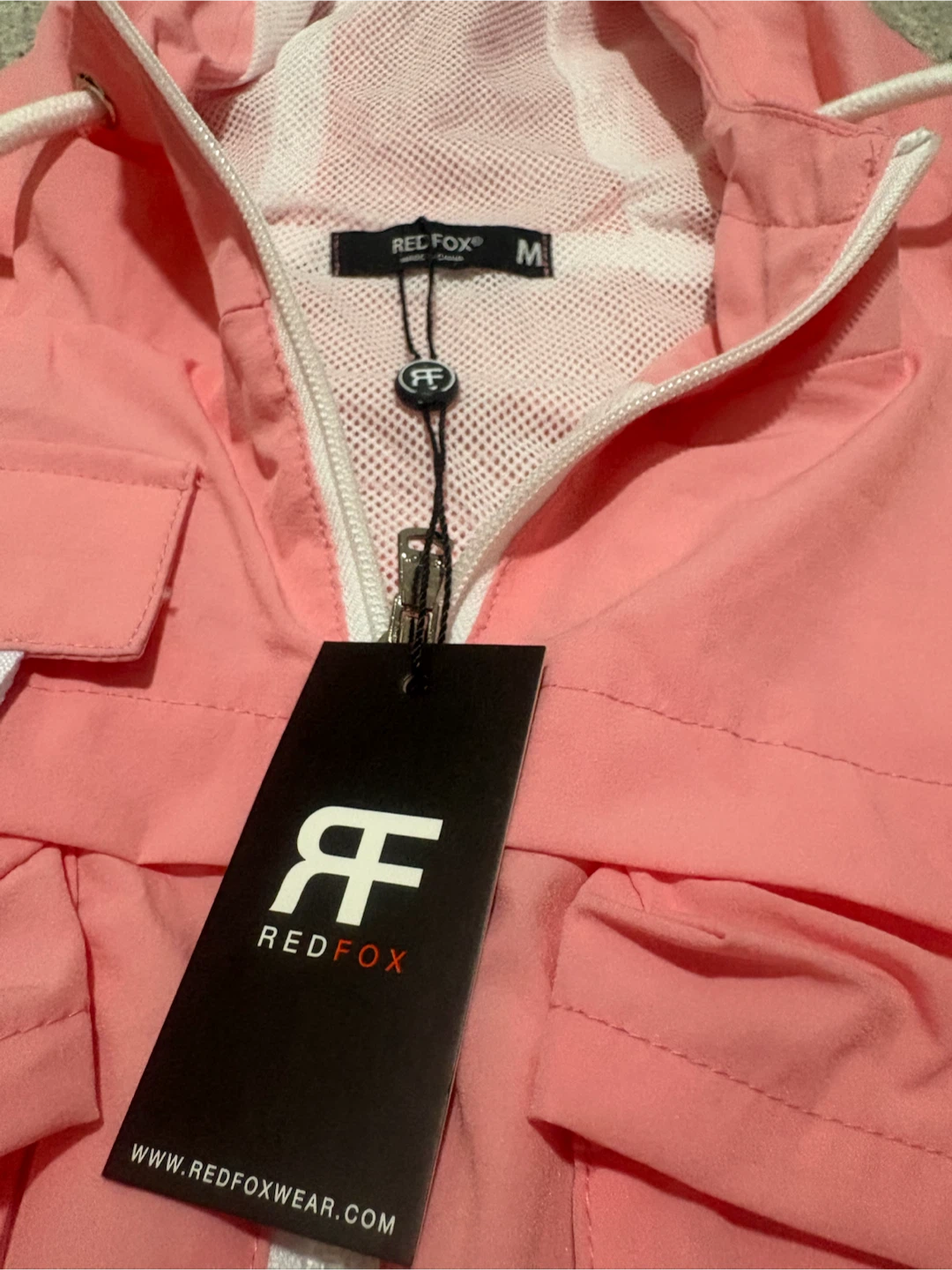 BNWT Red Fox Pink Cropped Track Suit Set - photo 5