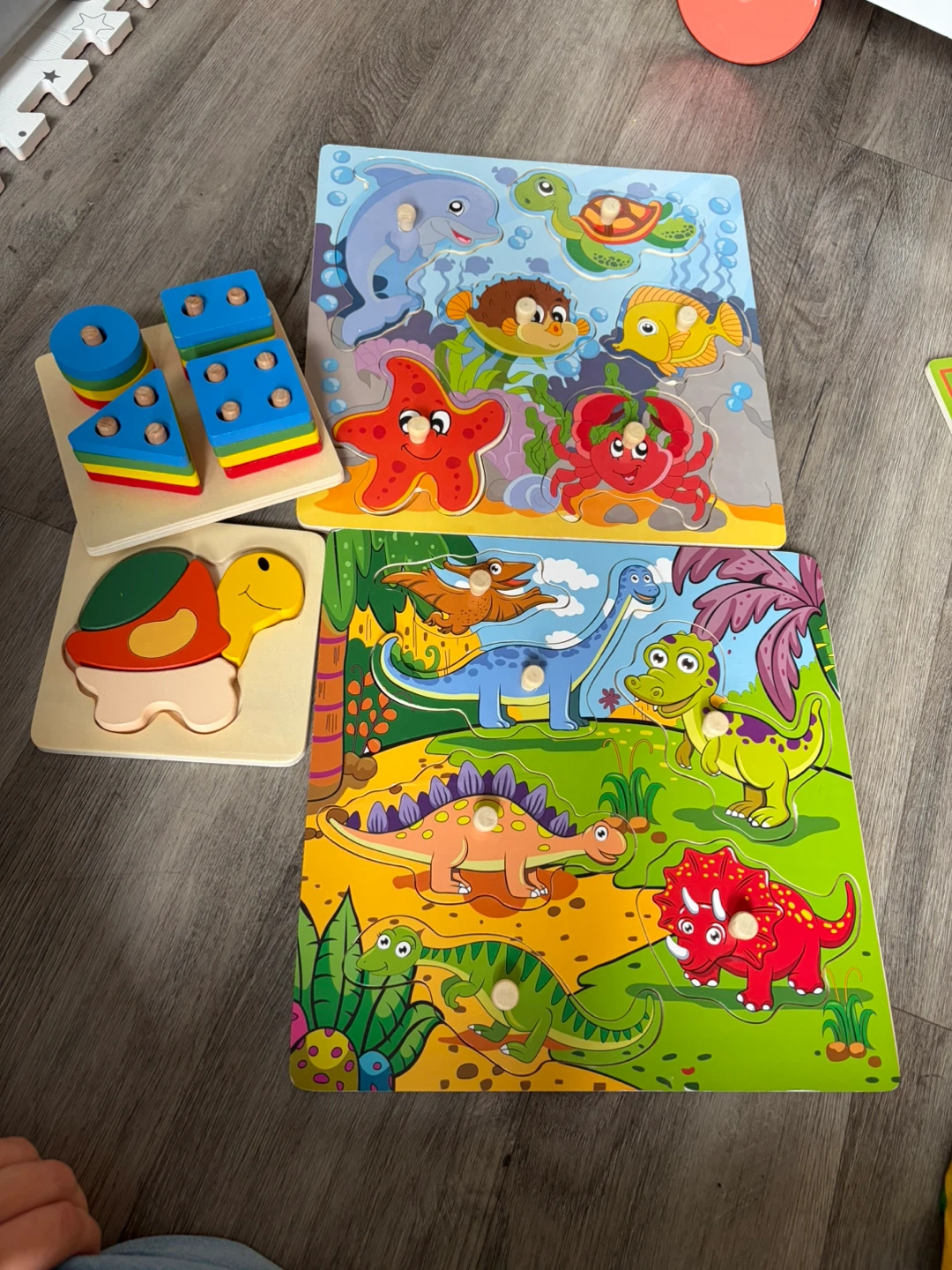 Assorted baby/toddler music toys and puzzles