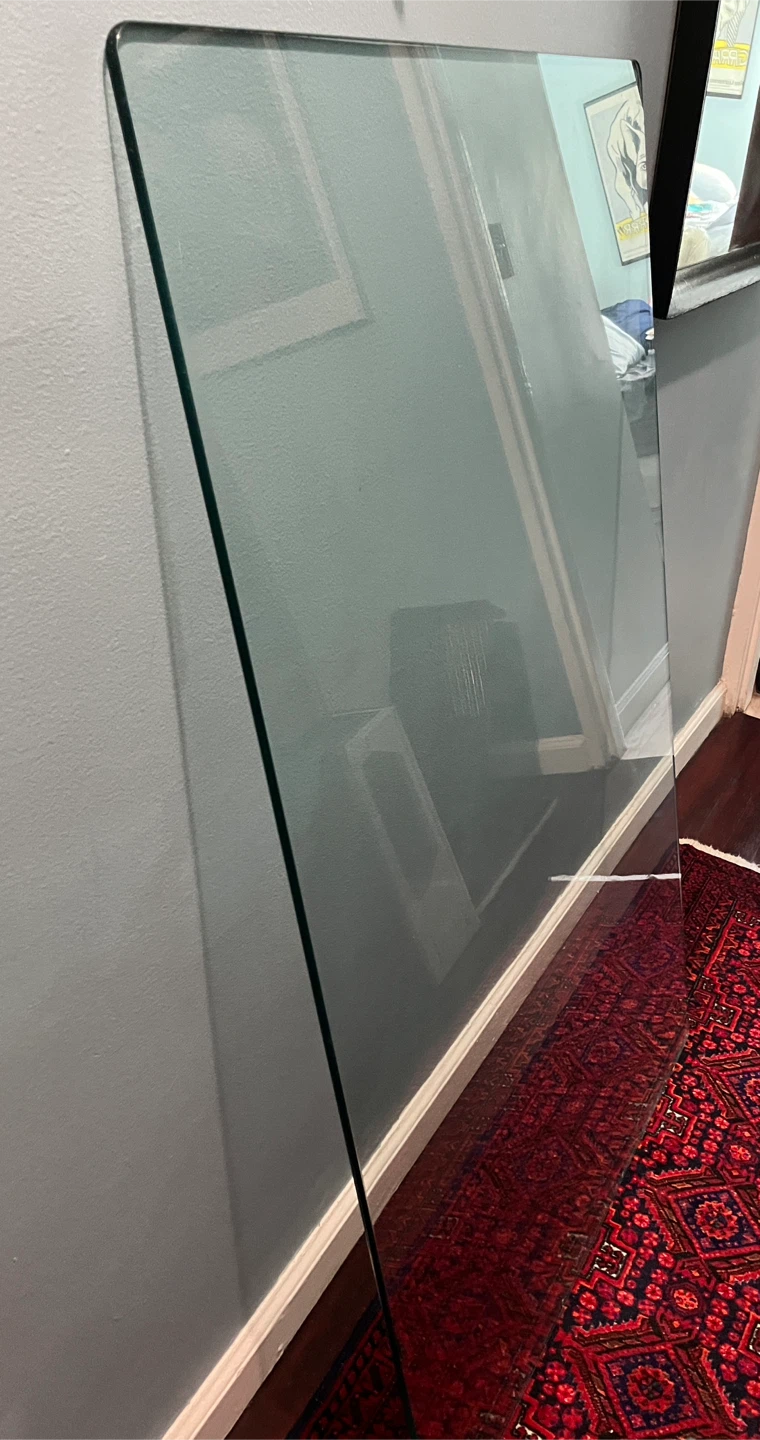 Large 1/2” Thick Tempered Glass Table Top