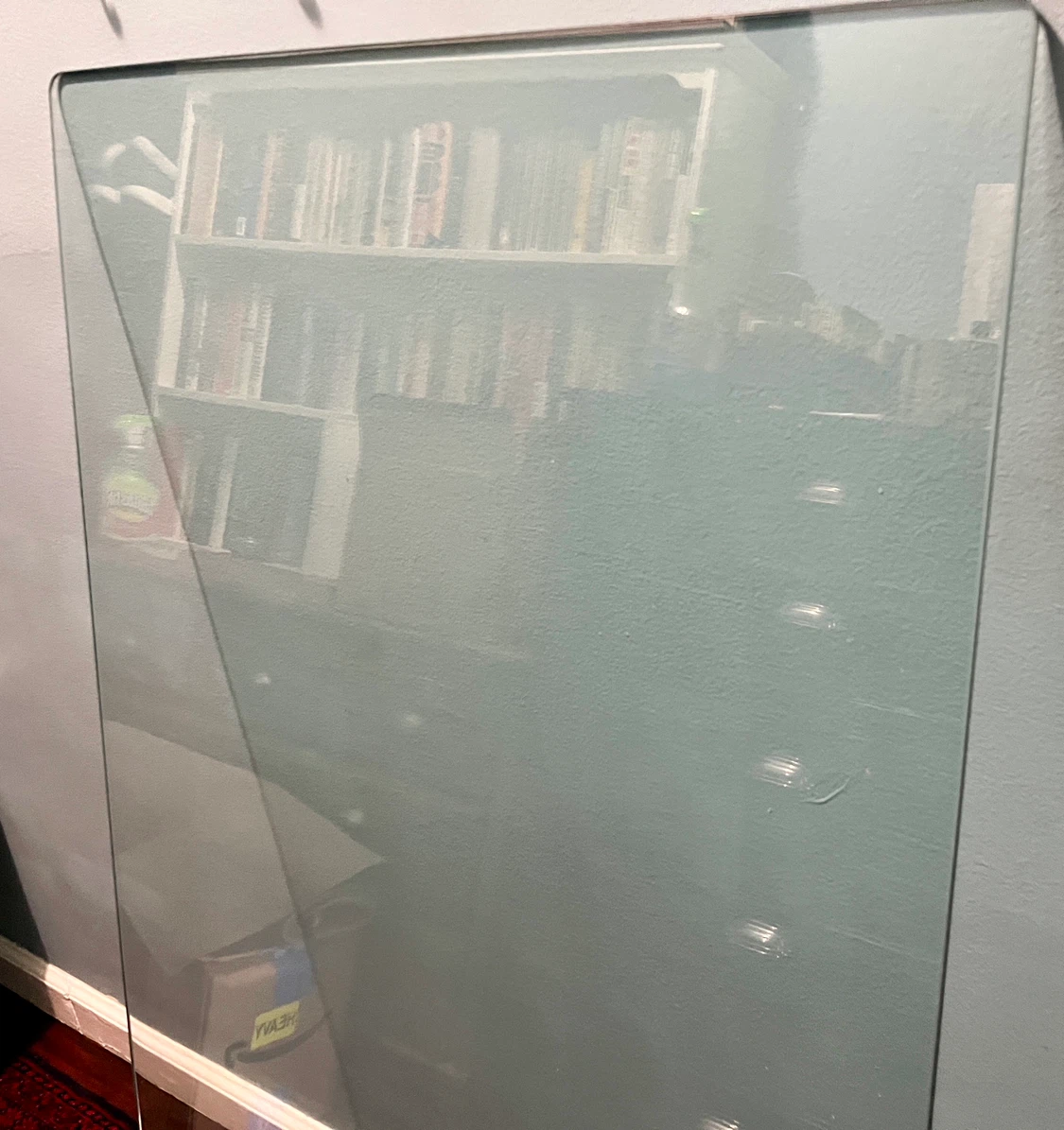 Large 1/2” Thick Tempered Glass Table Top - photo 2