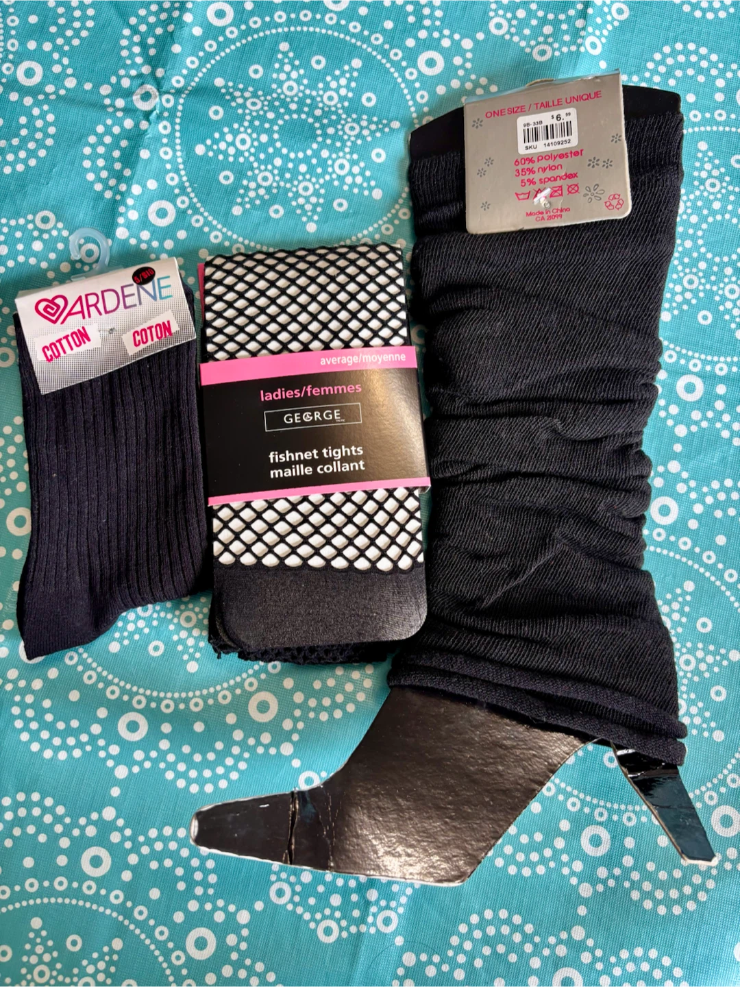 Ardene Socks and George Fishnet Tights Set