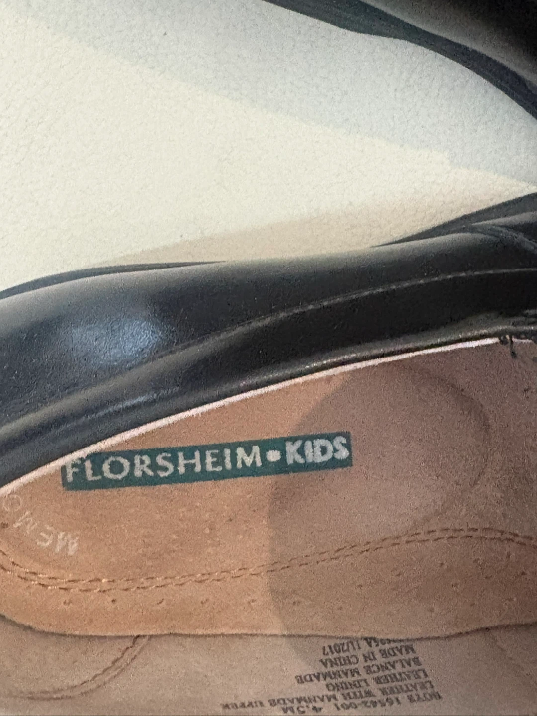 Florsheim Kids Black Penny Loafer Size Big Kid 4.5 Leather - photo 3
