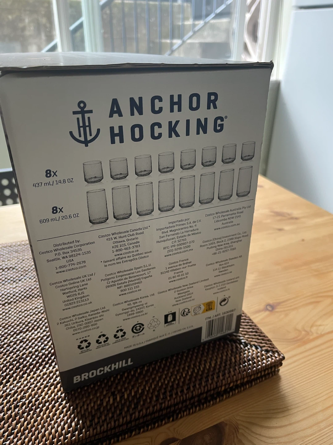 Anchor Hocking Brockhill Tumbler Set USED ONCE - photo 2