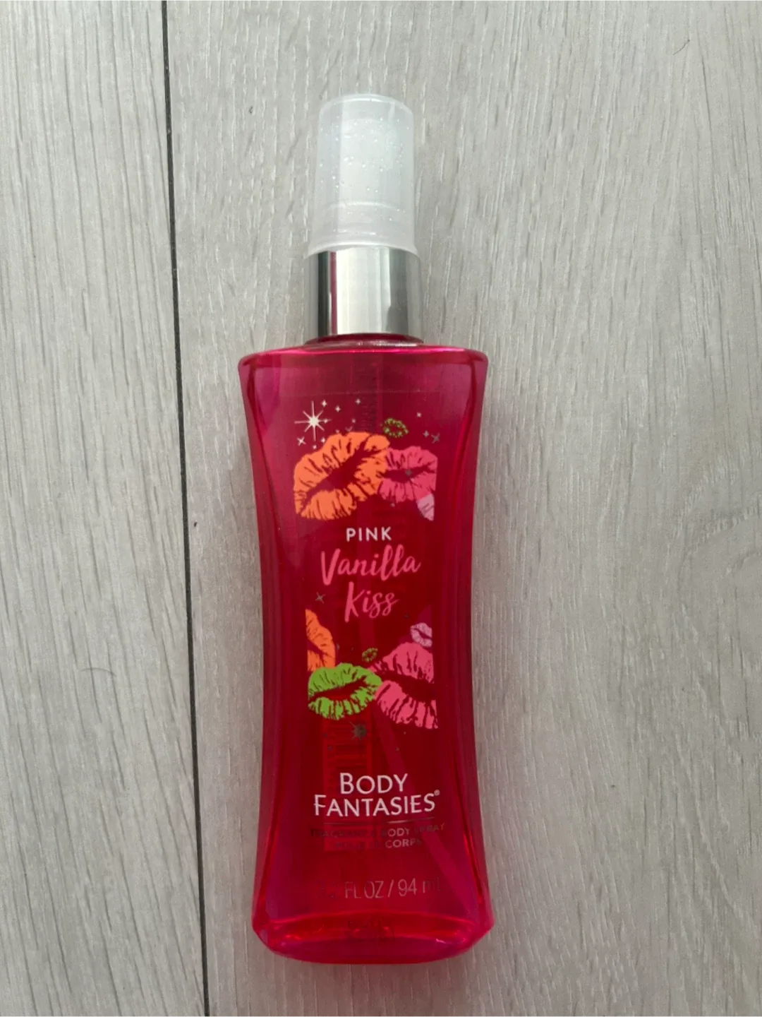 Body Fantasies Pink Vanilla Kiss Body Spray