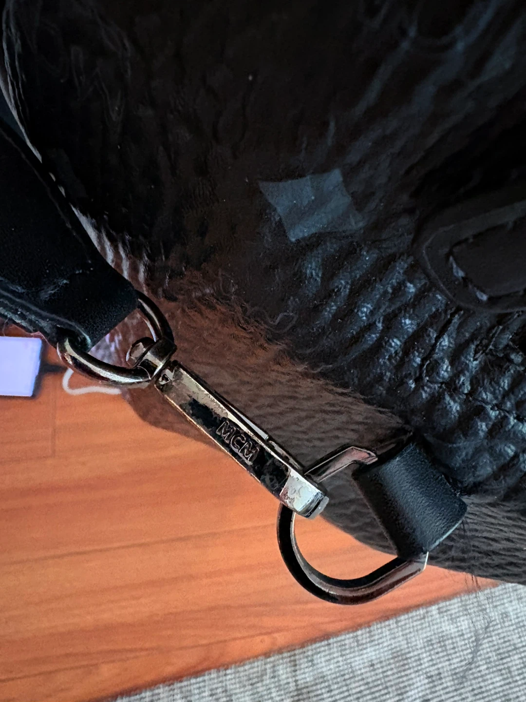MCM Black Visetos Weekend Travel Bag - photo 3