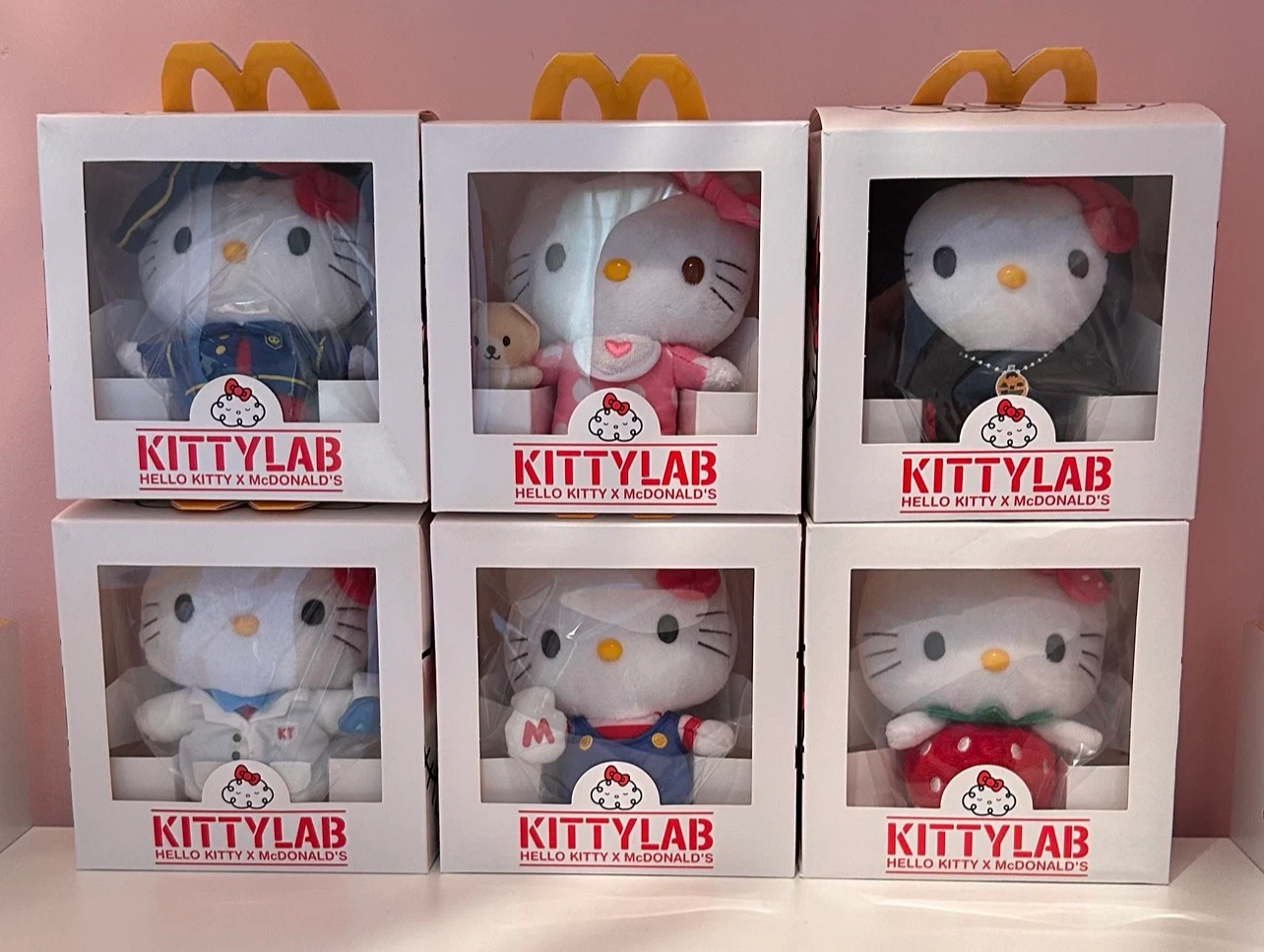 Hello Kitty x McDonald's Kittylab Plush Toys