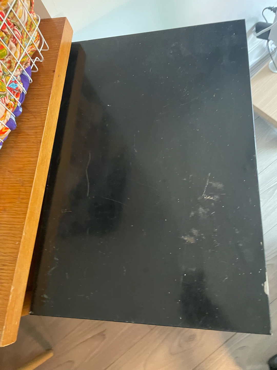 2-Drawer Black Metal Filing Cabinet - photo 2