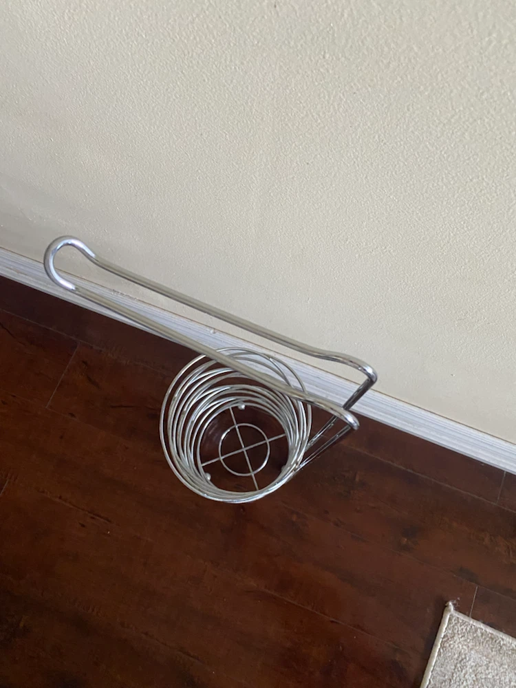 Chrome Toilet Paper Holder with Storage - photo 3