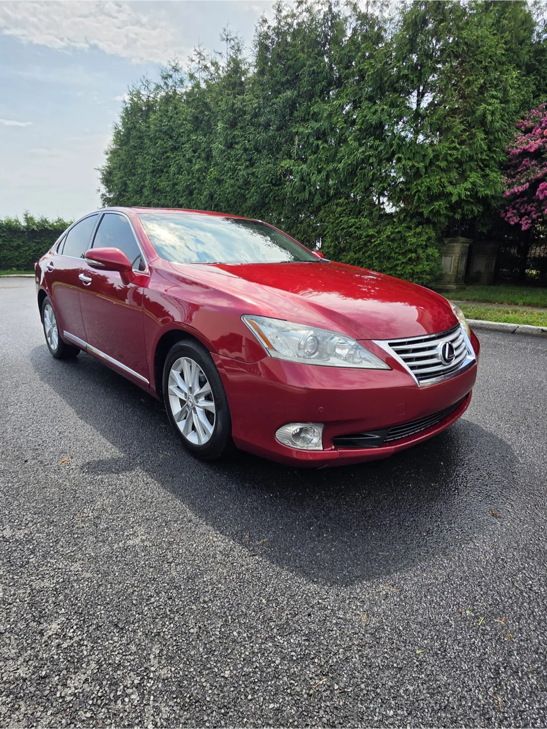 Red Lexus ES 350 Sedan