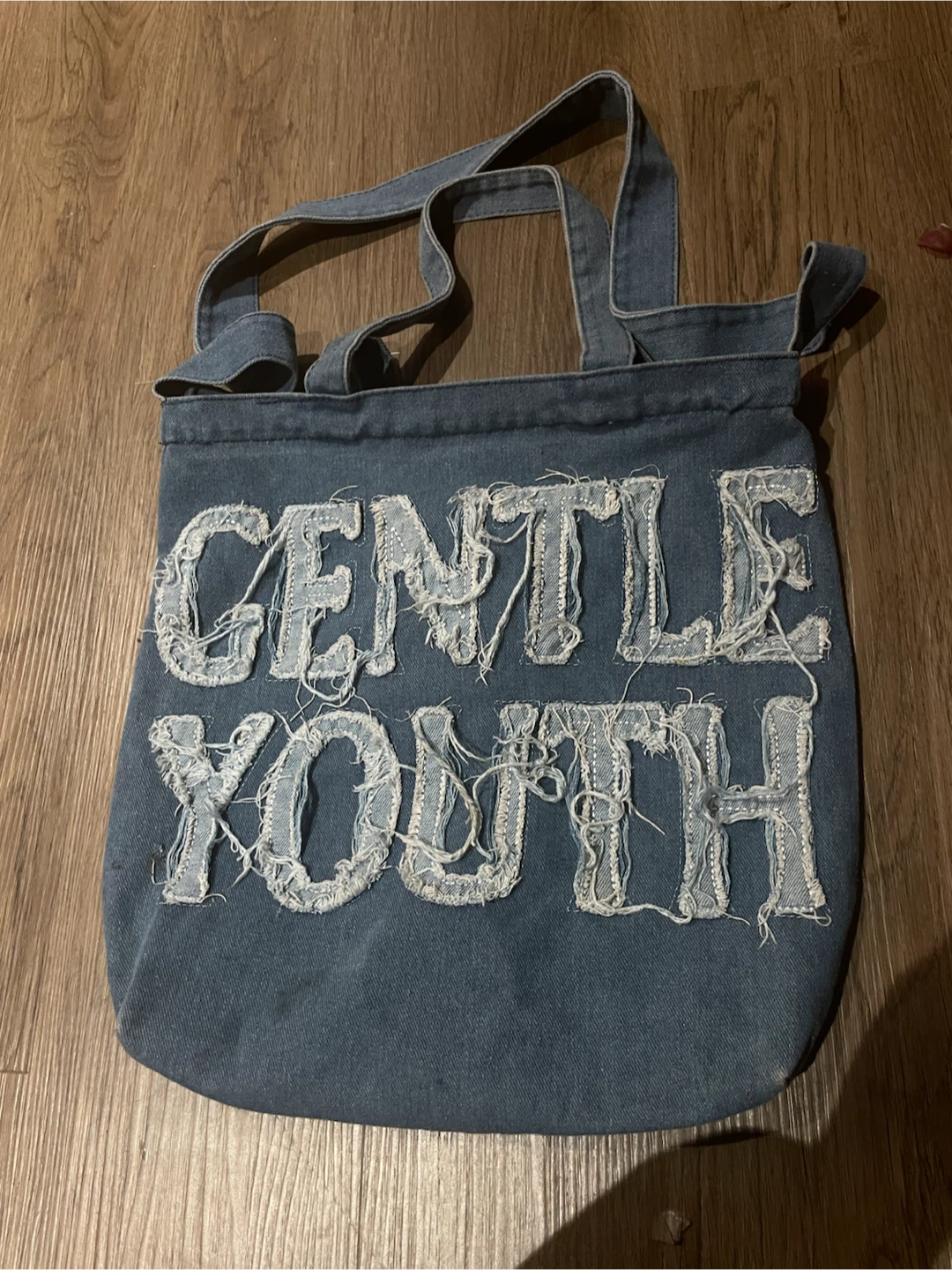 Denim Tote Bag - Gentle Youth