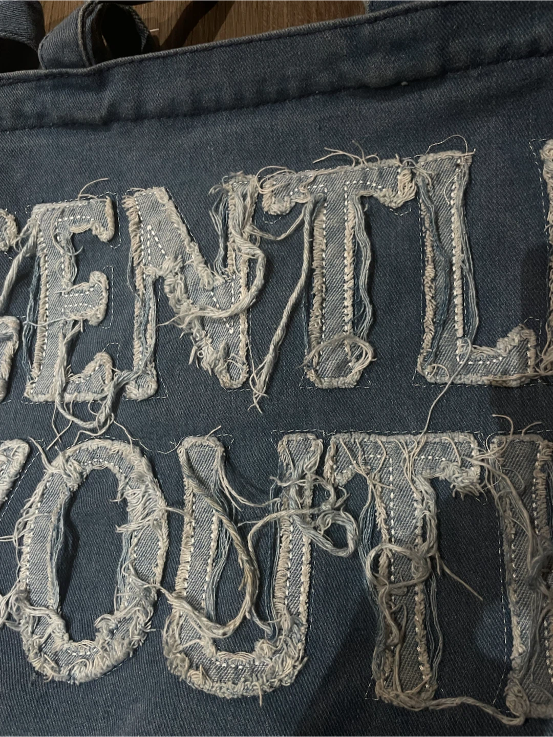 Denim Tote Bag - Gentle Youth - photo 2