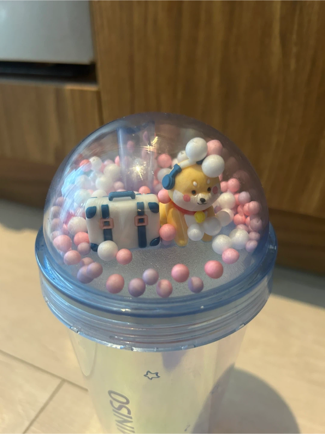Cute Miniso Decorative Lid Tumbler - photo 2