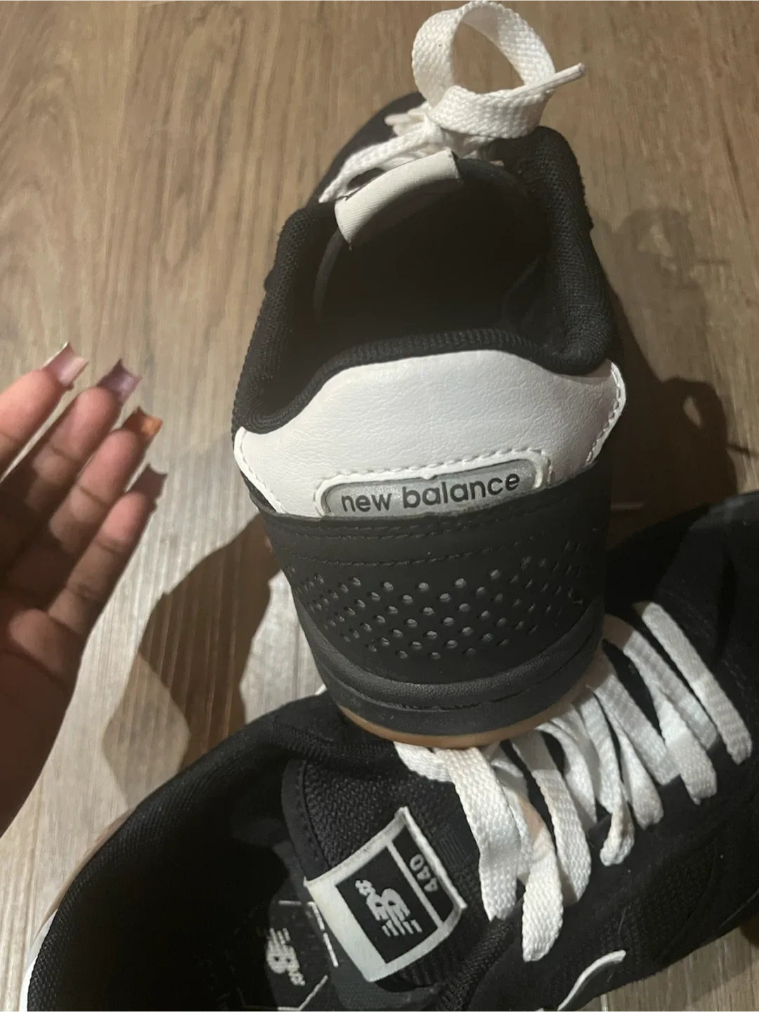 New Balance 440 Black Skate Shoes - photo 2