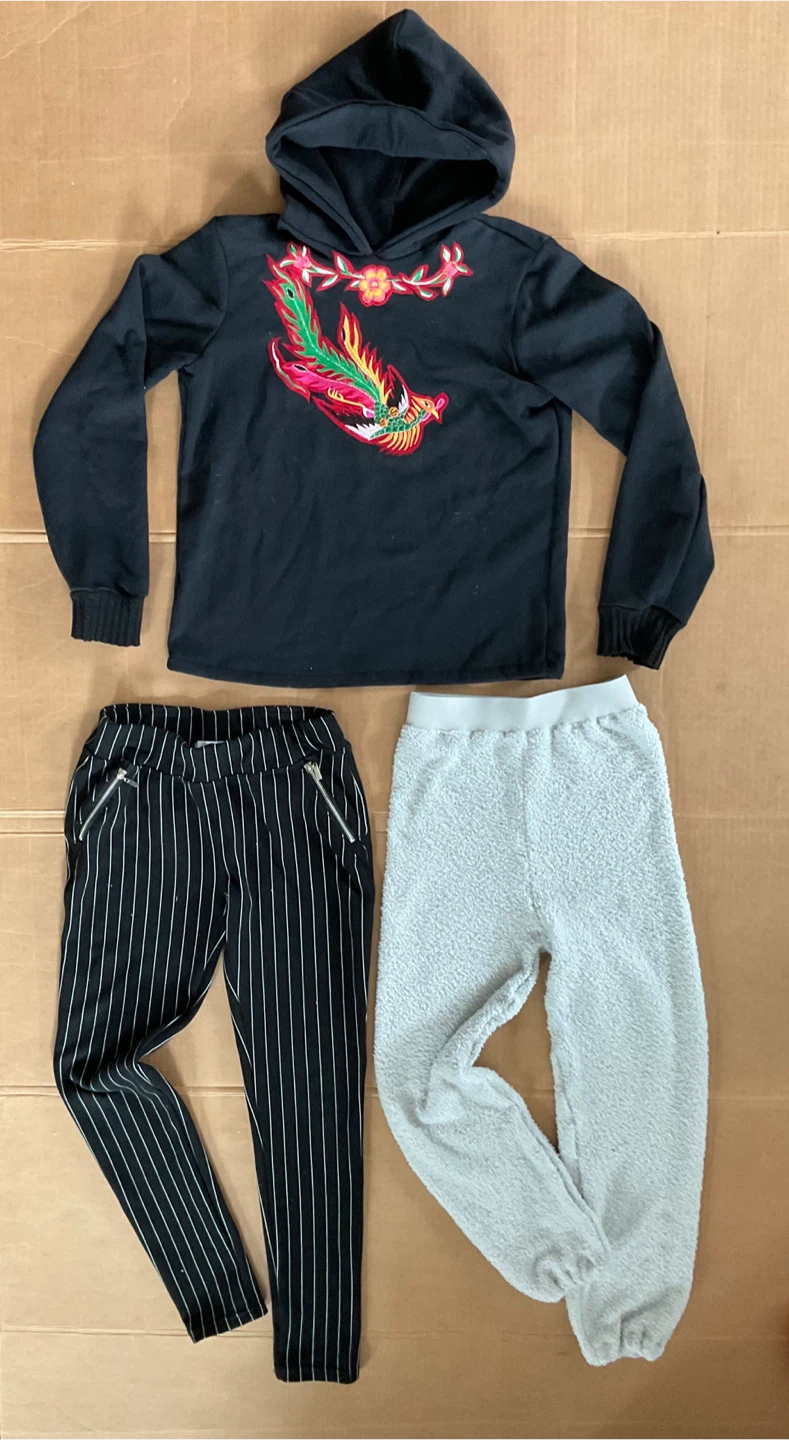 Black Phoenix Hoodie and Pants Bundle size 7/8