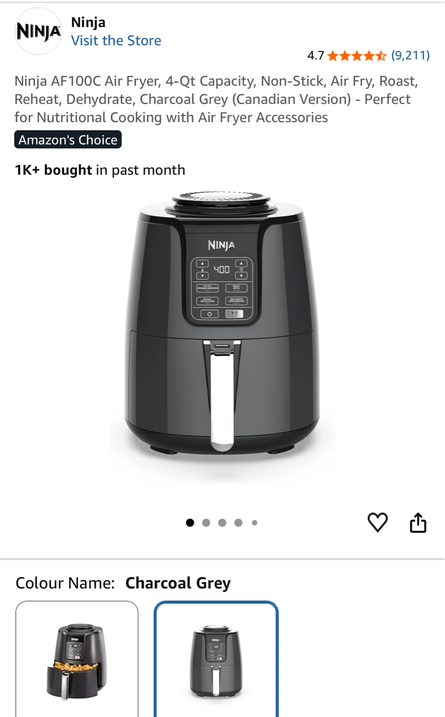 Ninja AF100C Air Fryer