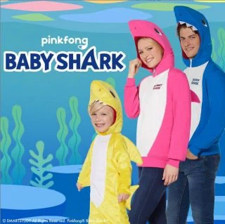 Like new- Yellow Baby Shark Costume