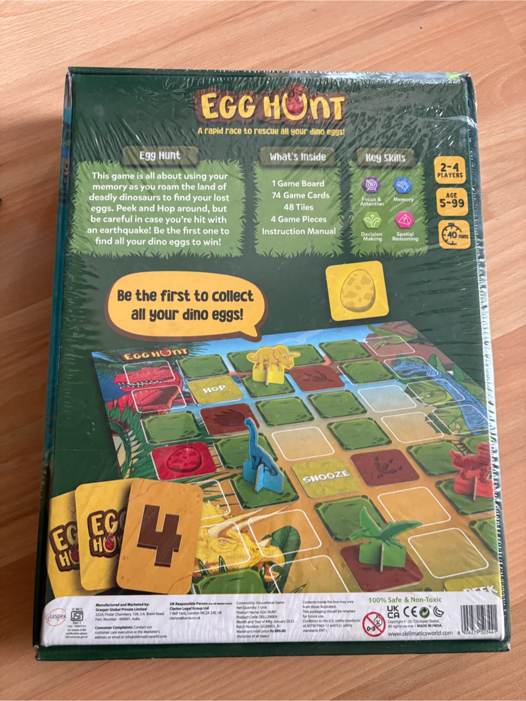 Egg Hunt Skillmatics Board Game Ages 5+ - photo 2