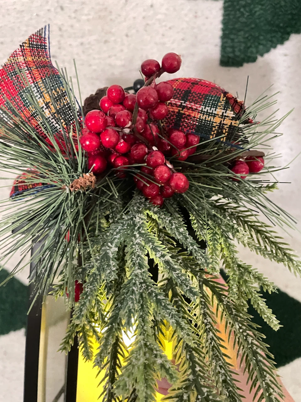 Set of 2 Christmas Decorative Lanterns